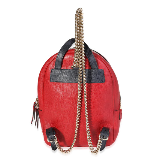 Gucci Monogram Chain Leather Shoulder Bag