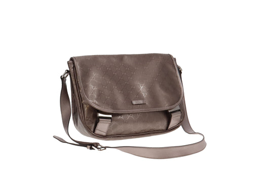 Gucci Leather Canvas Handbag Style 3