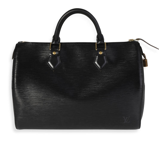 Louis Vuitton Black Epi Leather Speedy 30