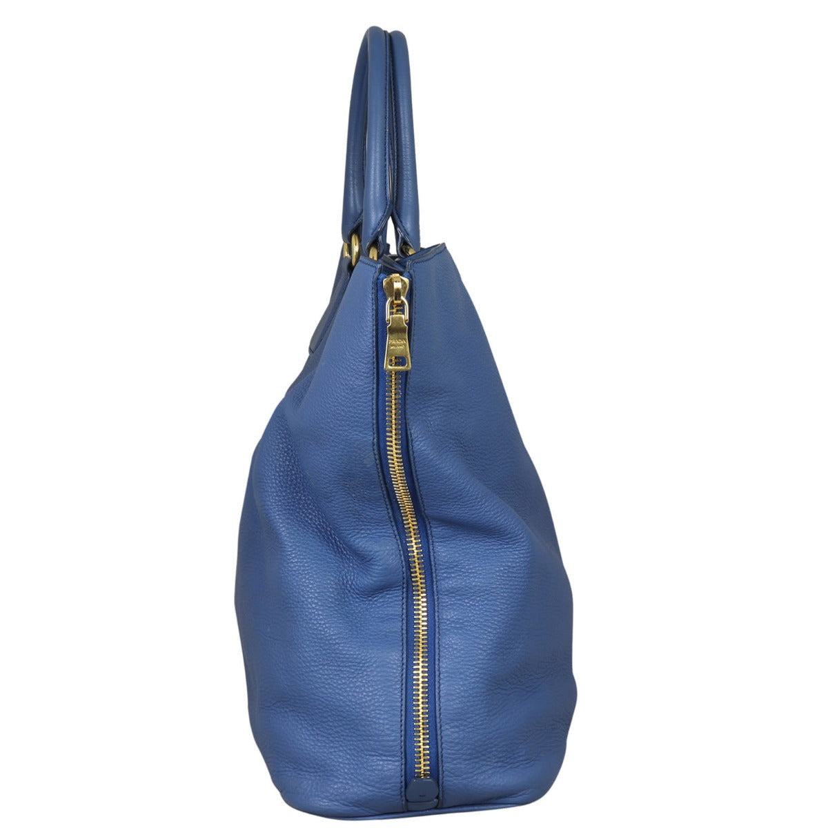 Prada Vitello Daino Large Expandable Shopper Tote