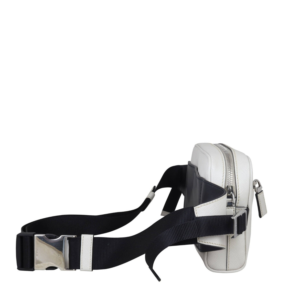 Prada Logo Saffiano Belt Bag