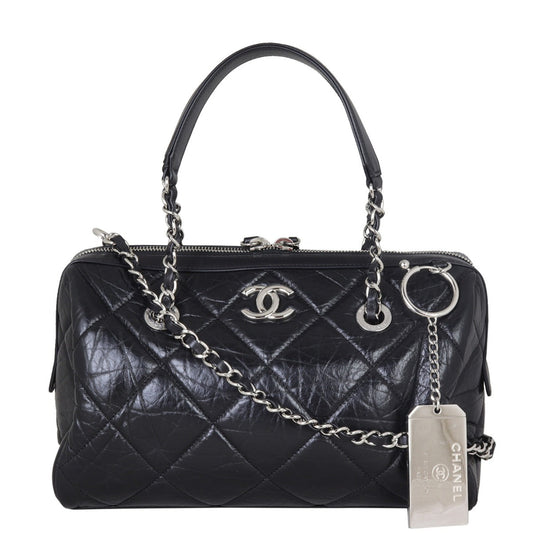 Chanel Calfskin Bowling Bag Small