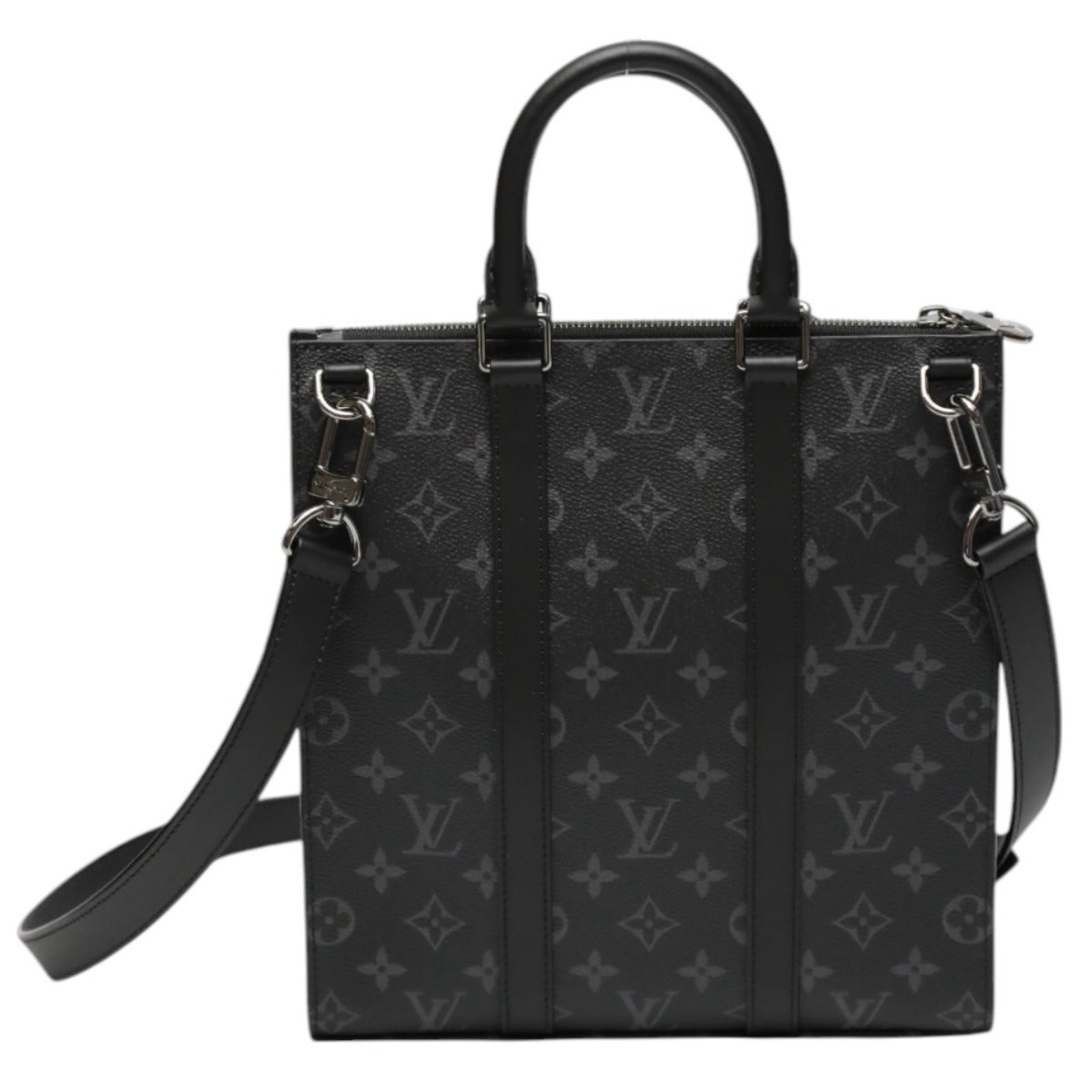 LOUIS VUITTON Tote Bag Monogram canvas black Monogram Eclipse Sac Plat Cloth