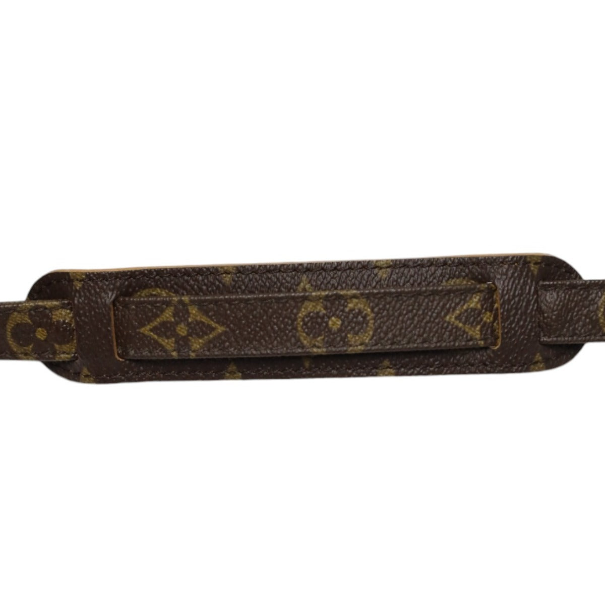 LOUIS VUITTON Shoulder strap Monogram canvas Brown strap Monogram Back accessories Women(Unisex)