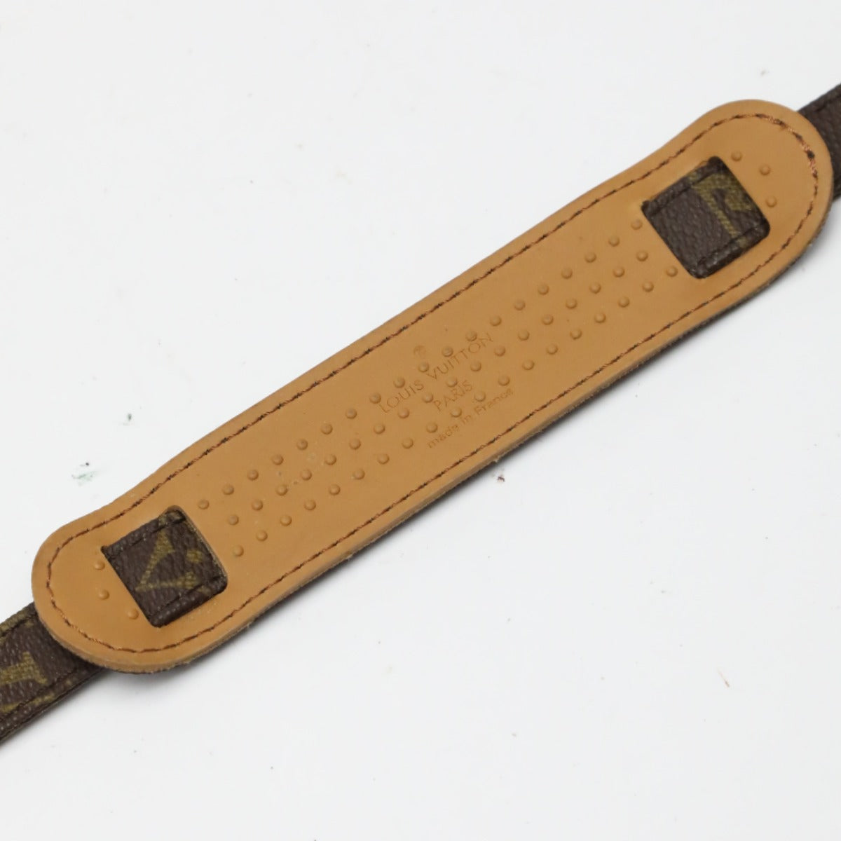 LOUIS VUITTON Shoulder strap Monogram canvas Brown strap Monogram Back accessories Women(Unisex)