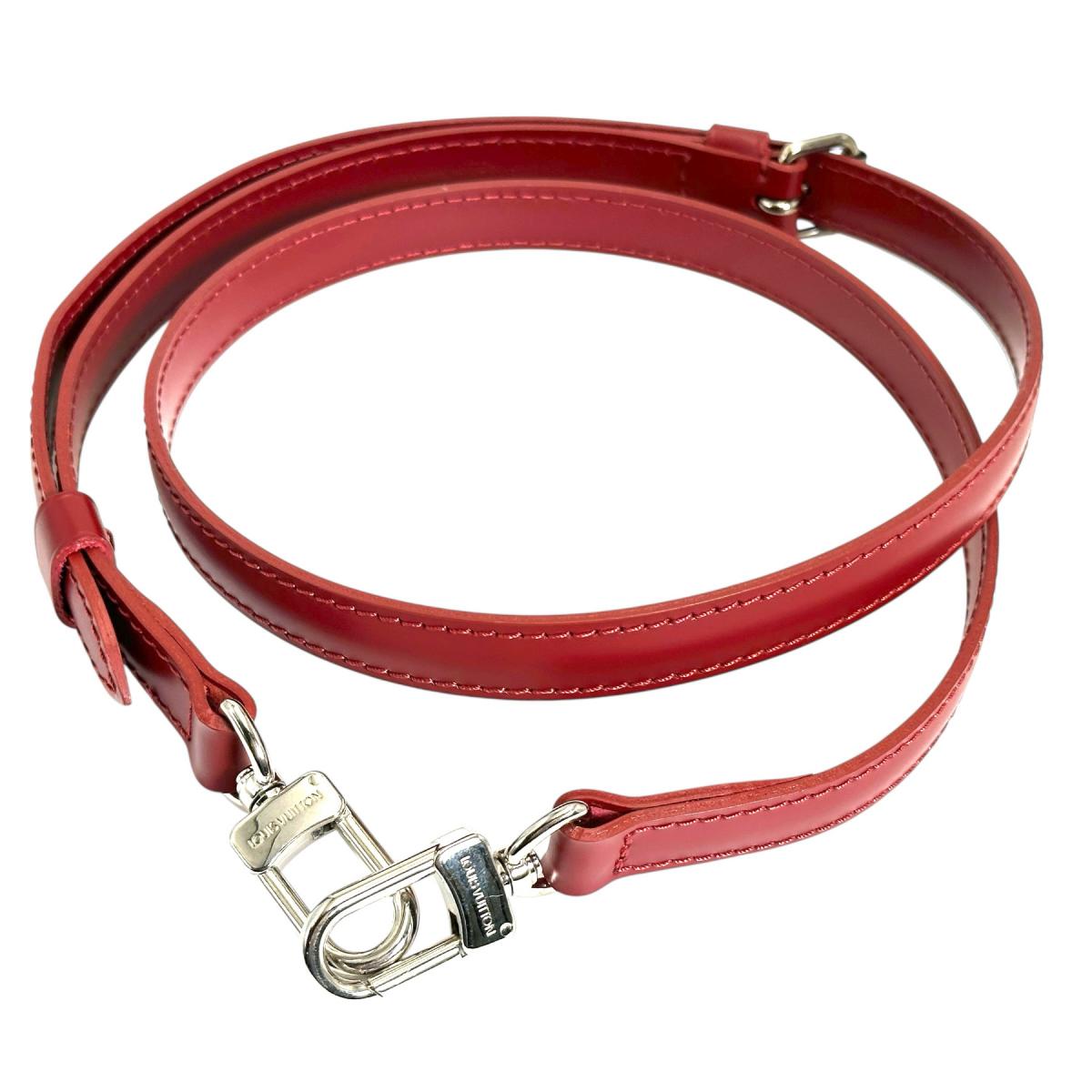 LOUIS VUITTON Shoulder strap Epi Leather Red Epi strap