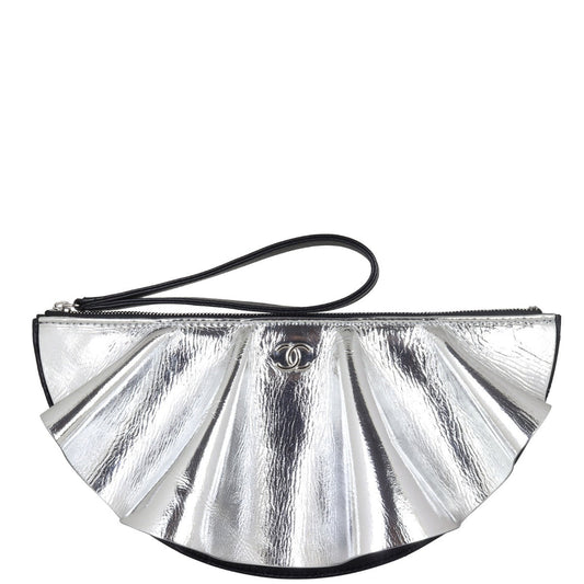 Chanel Coco Opera Metallic Wave Clutch