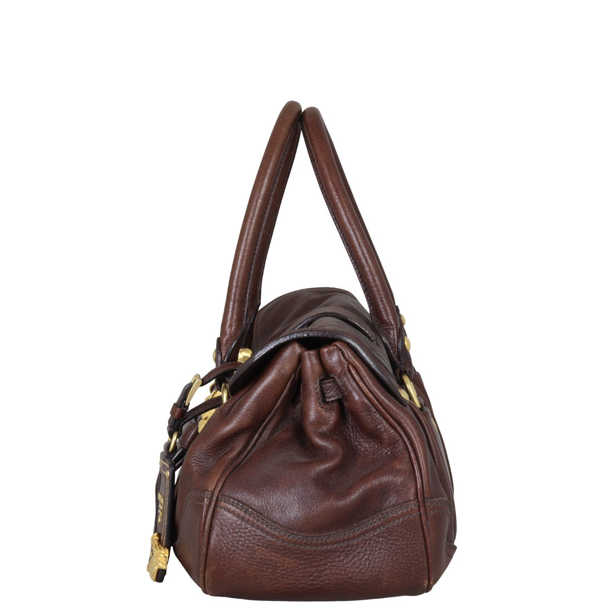 Prada Cervo Dragon Satchel