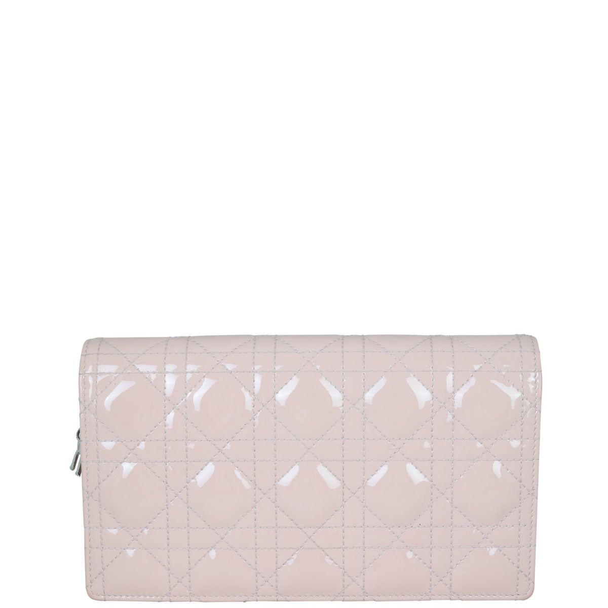 Dior Lady Dior Patent Cannage Pouch
