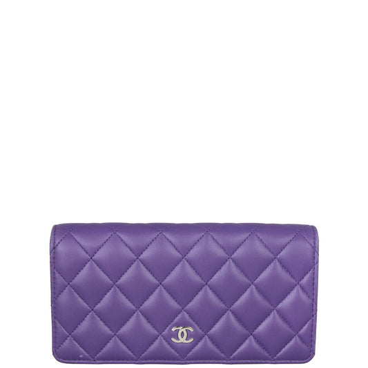 Chanel Classic CC Yen Wallet | Purple
