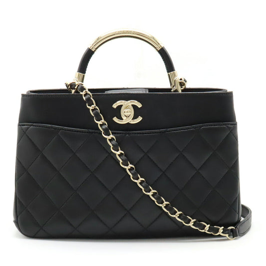 Chanel Leather MatelassÃ© Coco 2way Handbag