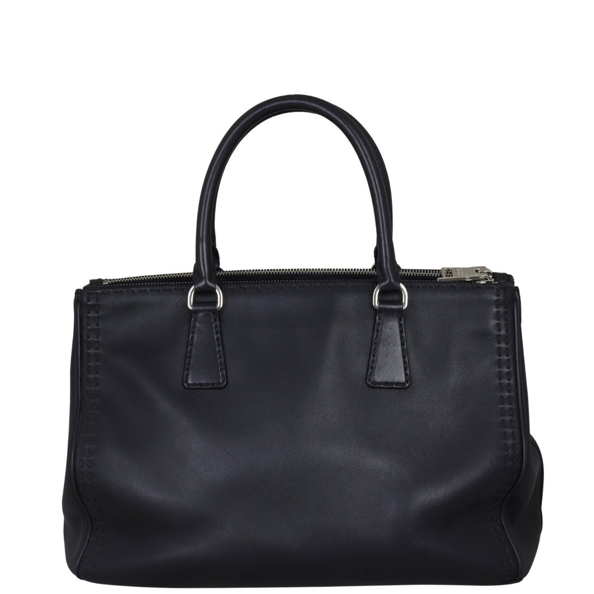 Prada City Calf Lux Galleria Double Zip Tote Medium