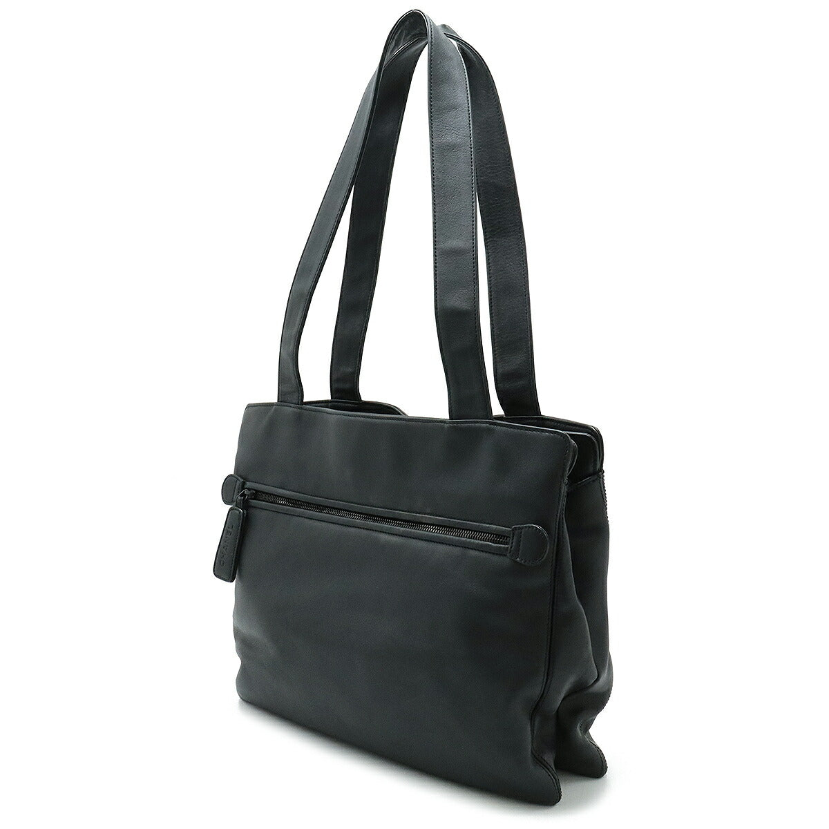 Chanel Calfskin Coco Mark 2way Bag Black Classic Flap
