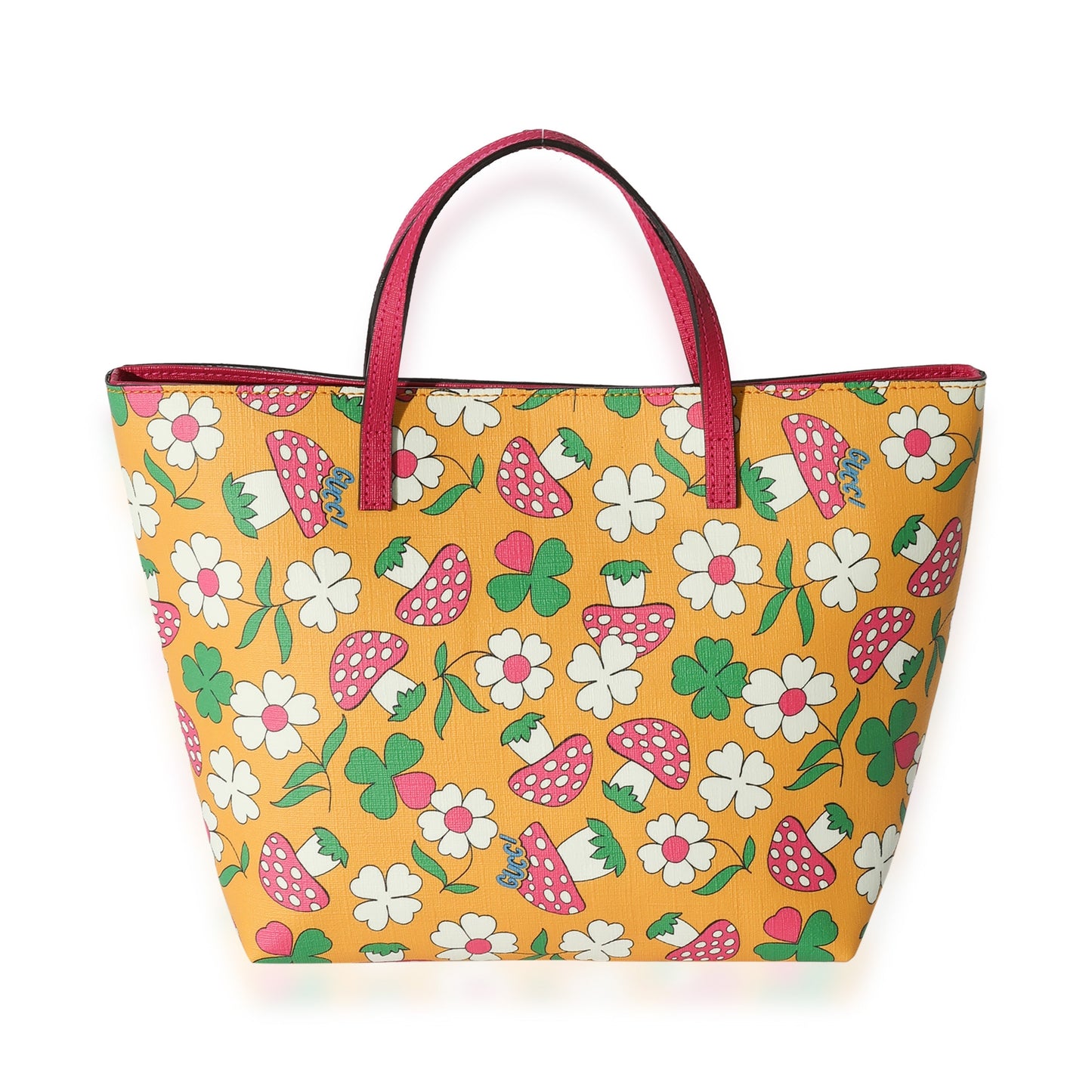 Gucci Monogram Nylon Leather Canvas Tote
