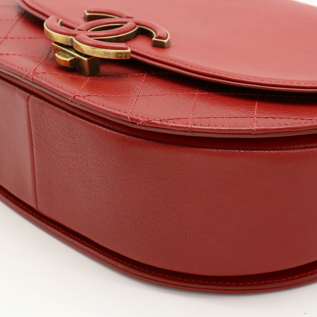 Chanel Goatskin Coco Curve 2way Shoulder Bag Classic Flap