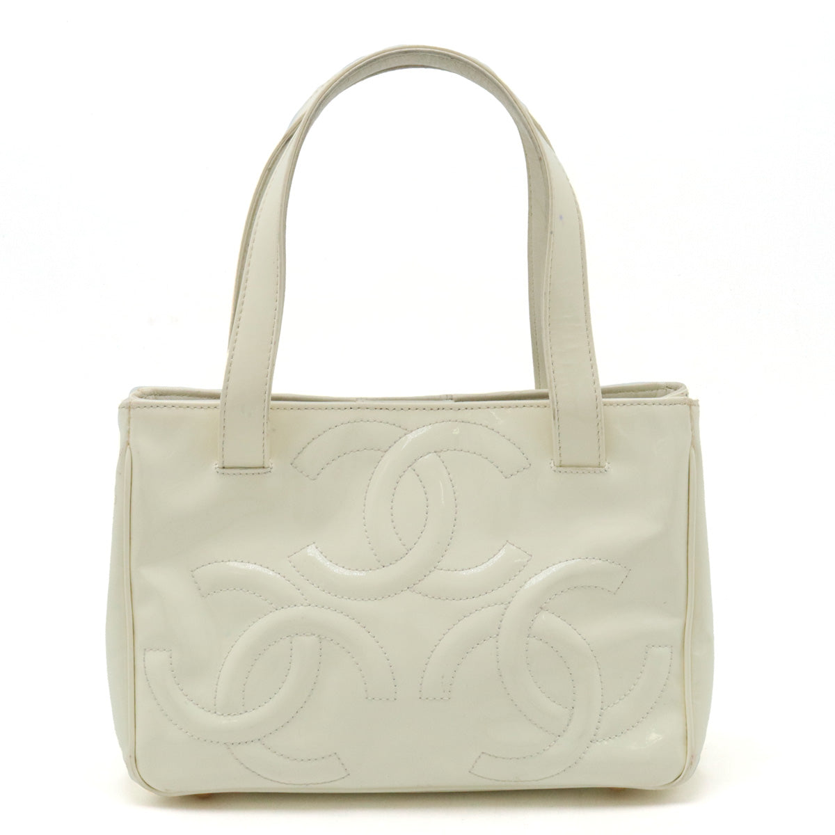 Chanel Triple Coco Handbag Ivory