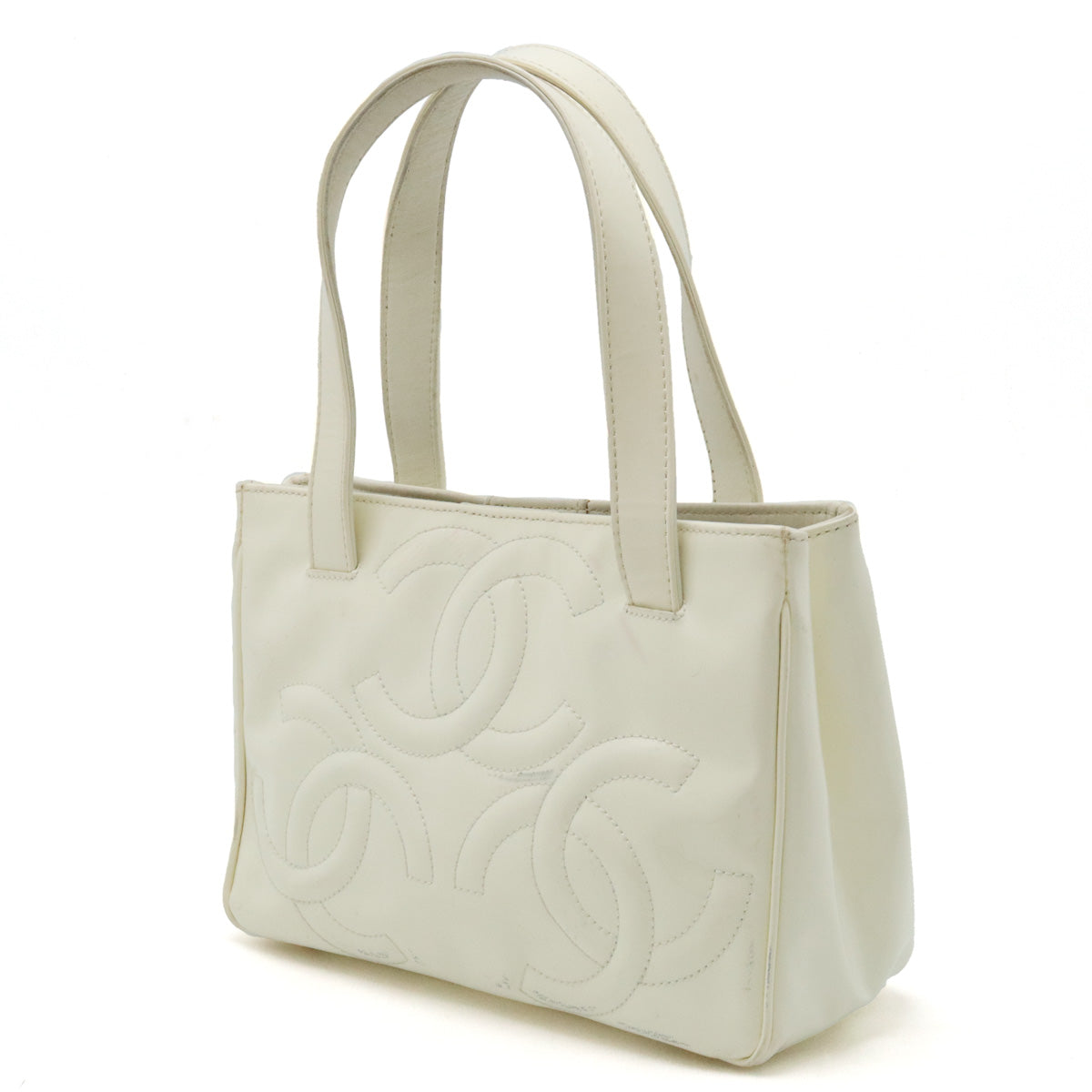 Chanel Triple Coco Handbag Ivory