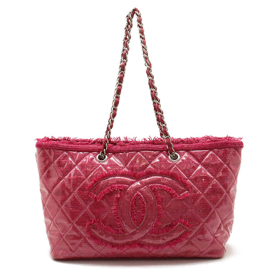 Chanel Patent Coco 2way Tote Bag A47155 Pink