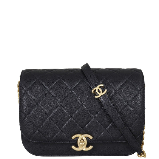 Chanel CC Mini Messenger Bag | Caviar
