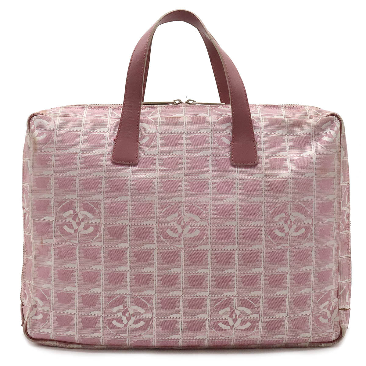 Chanel Nylon Jacquard New Travel Line Briefcase Classic Flap Tote