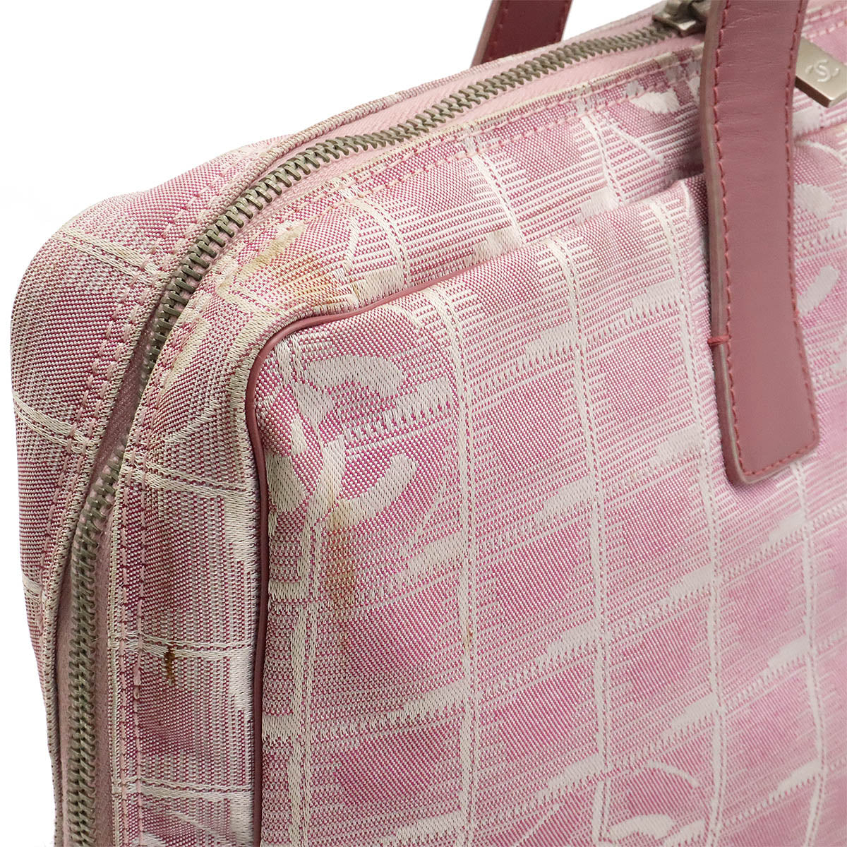 Chanel Nylon Jacquard New Travel Line Briefcase Classic Flap Tote