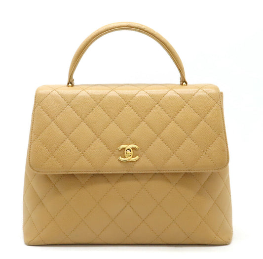Chanel Caviar Skin Matelasse Coco Handbag A12397