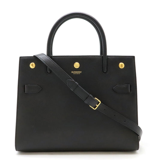 Burberry Leather 2way Bag 8024687