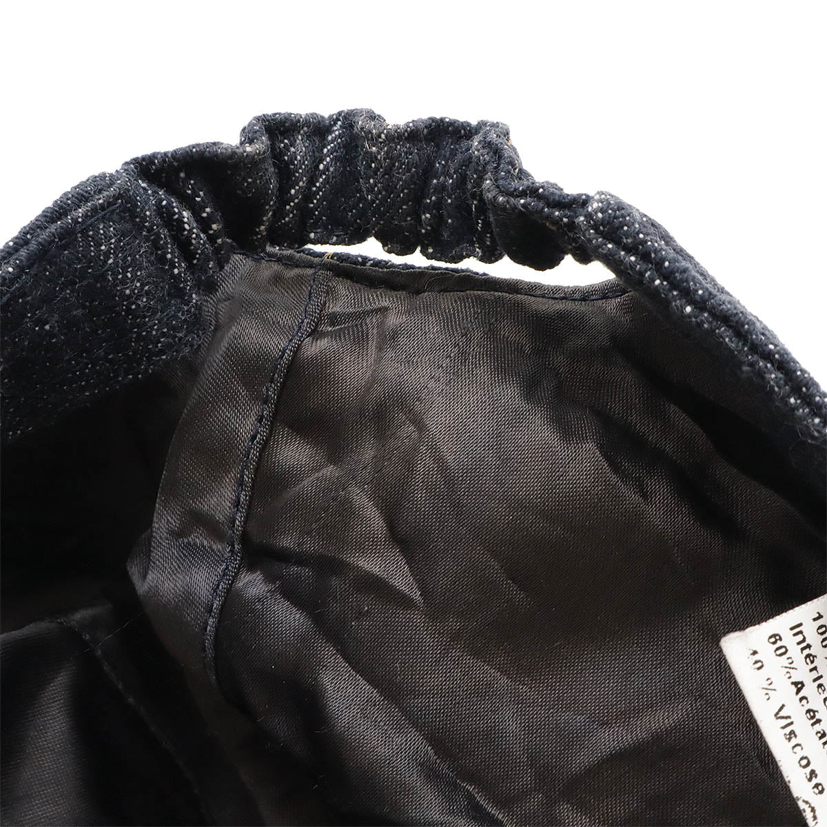 Chanel Coco Mark Cap Blue Gold Stitch Classic Flap Tote