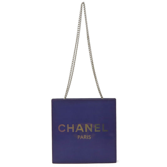Chanel PVC Coco Chain Shoulder Bag Purple