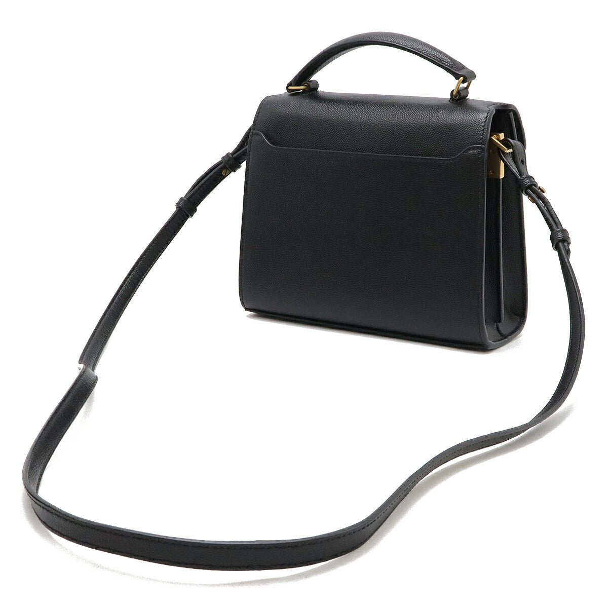 Saint Laurent Paris Leather Cassandra Top Handle 2way Bag 623930