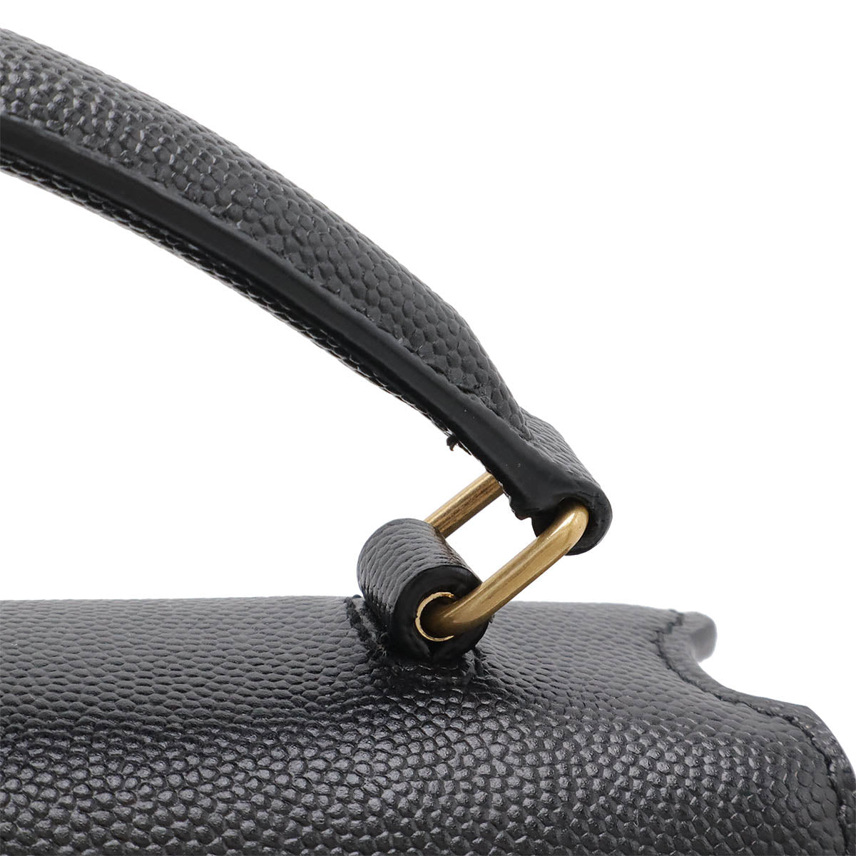 Saint Laurent Paris Leather Cassandra Top Handle 2way Bag 623930