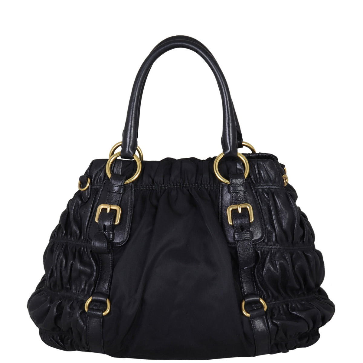 Prada Tessuto Leather Gaufre Bag