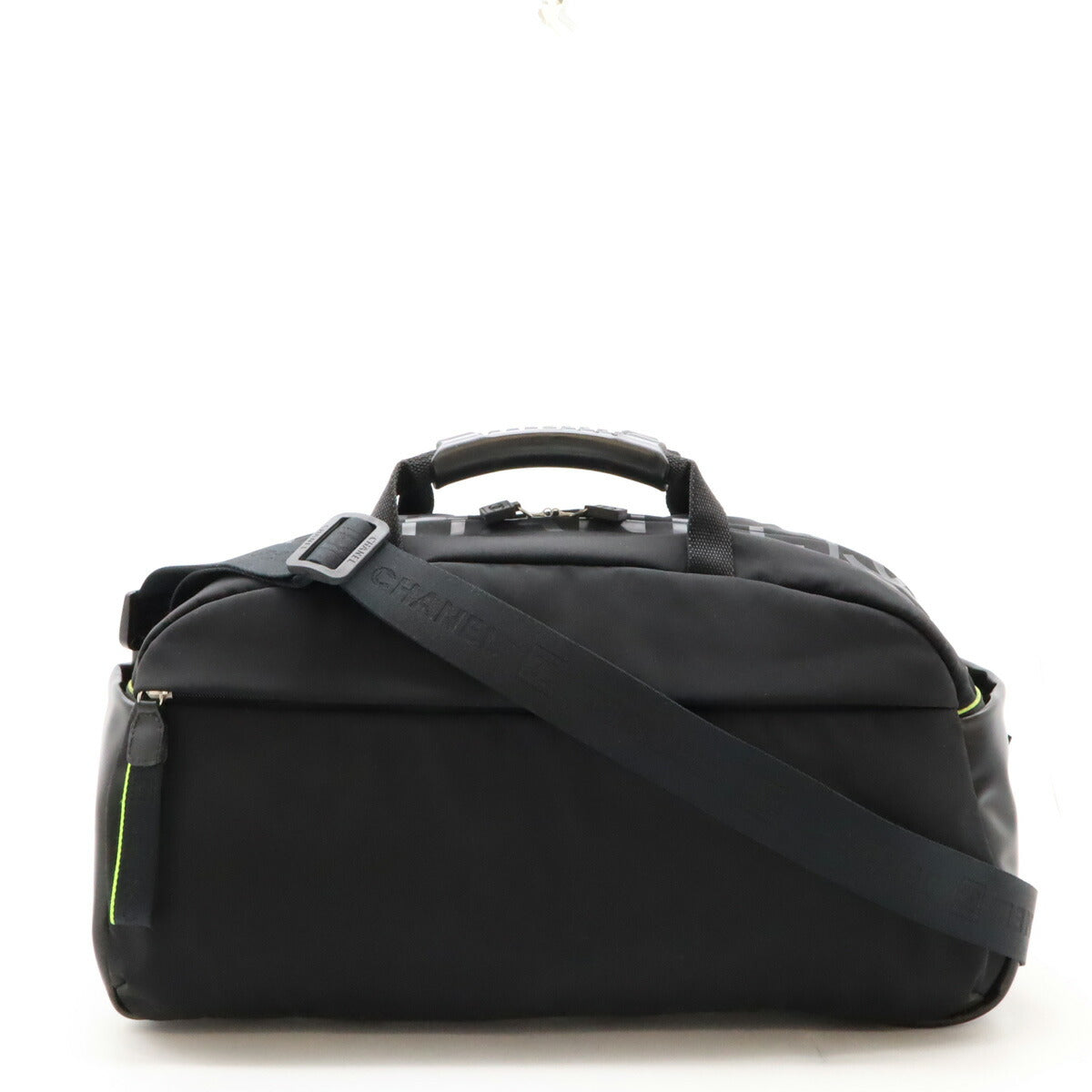Chanel Nylon Rubber Sports Line 2way Boston Bag Classic Flap