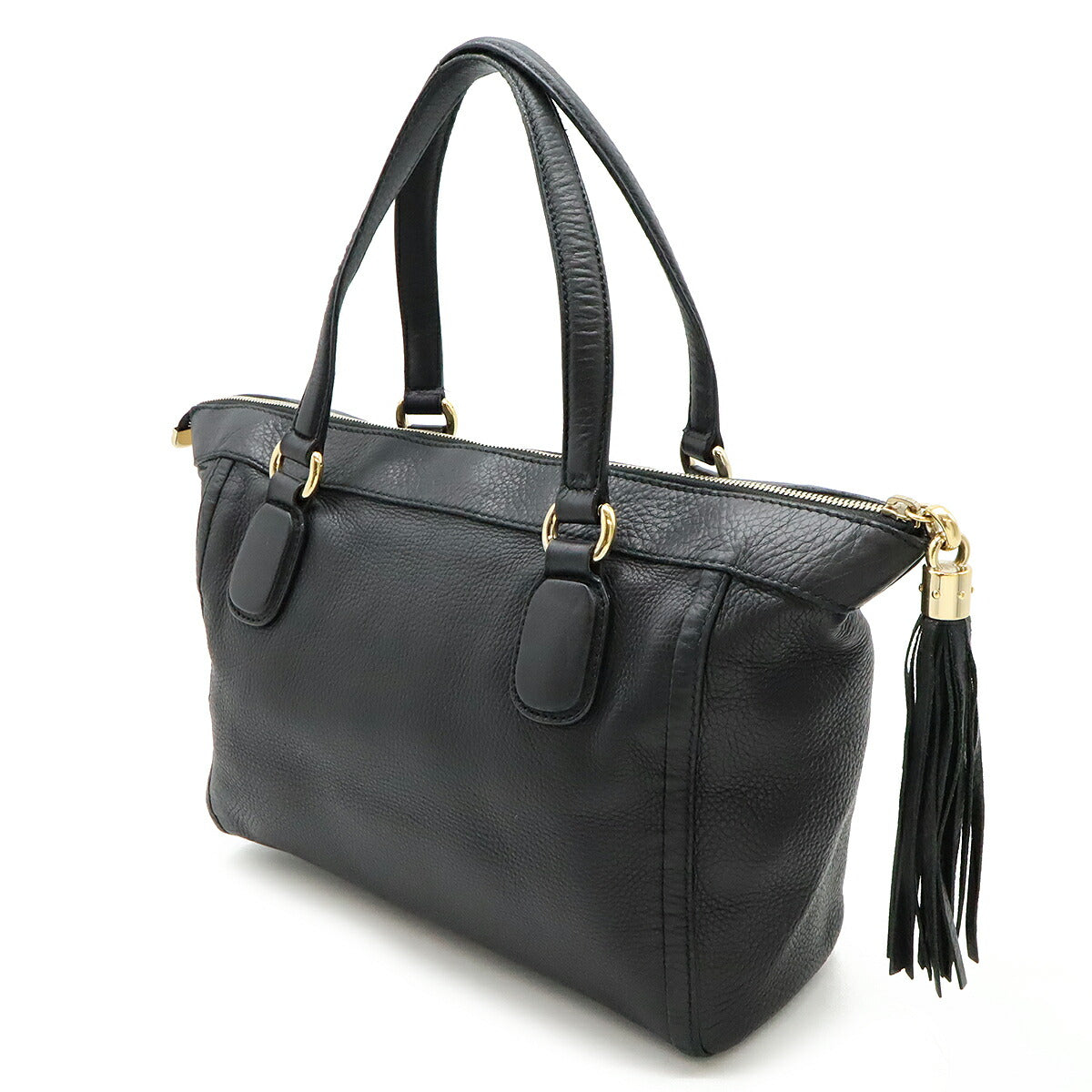 Gucci Leather Soho Interlocking G Tote Bag 282307