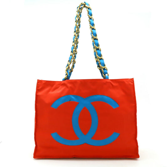 Chanel Nylon Canvas Coco 2way Tote Bag