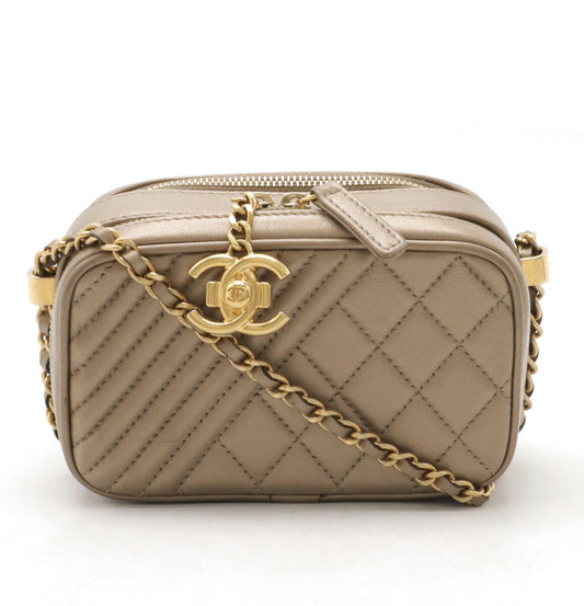 Chanel Leather Coco Camera Bag Shoulder Bag A92656