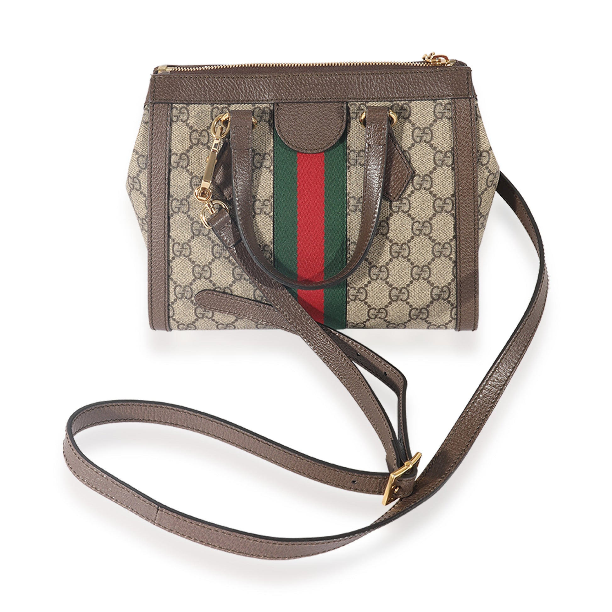 Gucci Leather Canvas Tote
