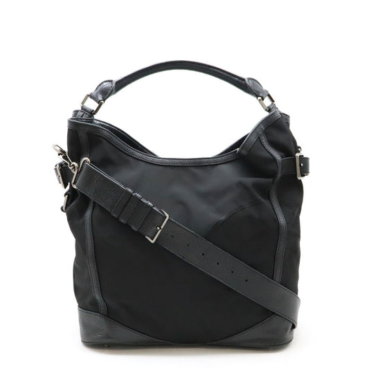 Burberry Nylon Canvas/Leather 2way Bag