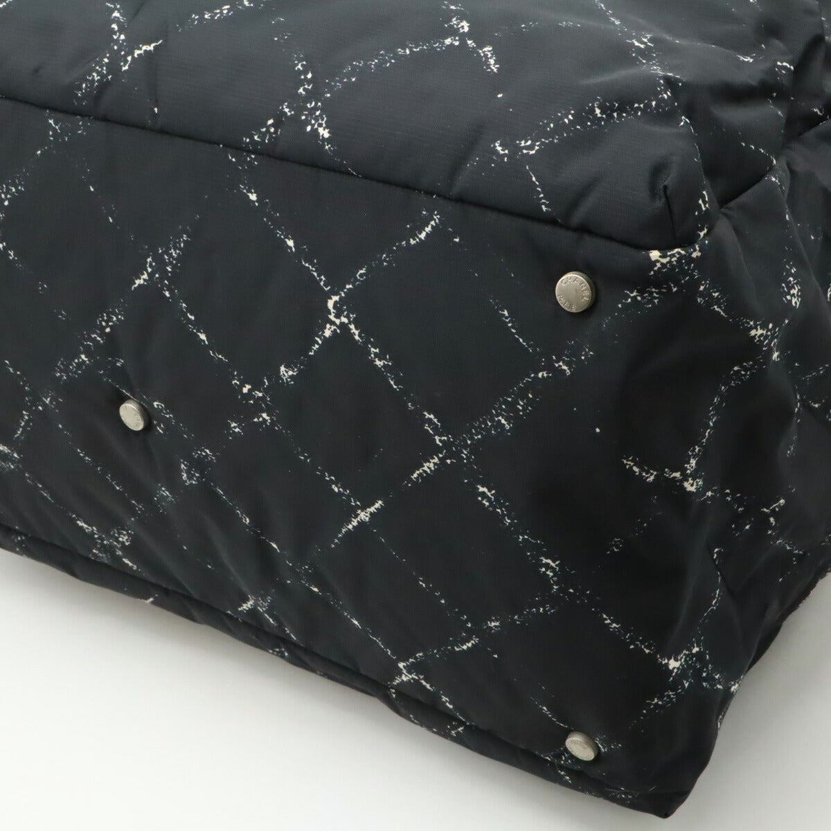 Chanel Nylon Travel Line 2way Boston Bag Classic Flap