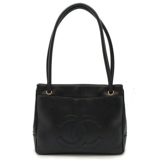 Chanel Caviar Skin Coco 2way Tote Bag