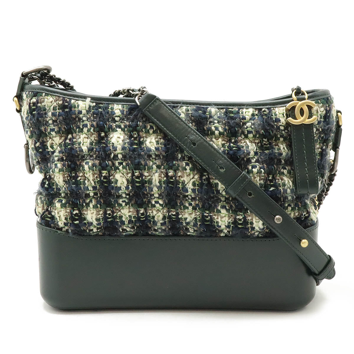 Chanel Tweed Gabrielle Large Hobo Shoulder Bag Classic Flap