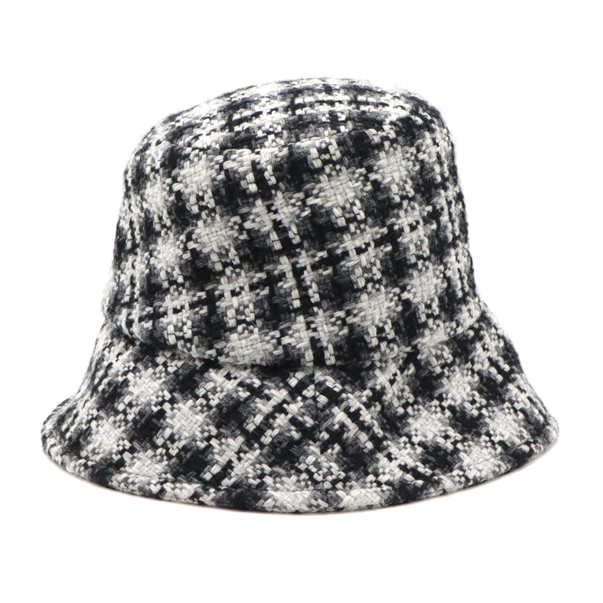 Chanel Tweed Coco Mark Bucket Hat Wool Hat Classic Flap Tote
