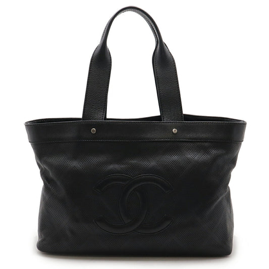 Chanel Leather Coco Punching 2way Tote Bag A33936