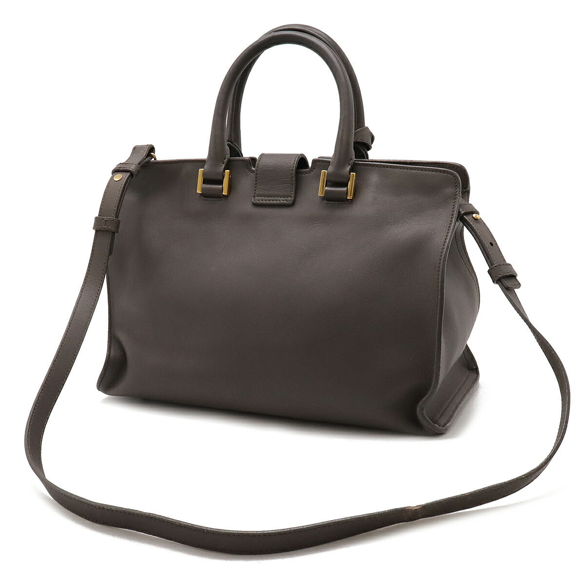 Saint Laurent Paris Leather Y Line Petit Cabas 2way Bag 311210