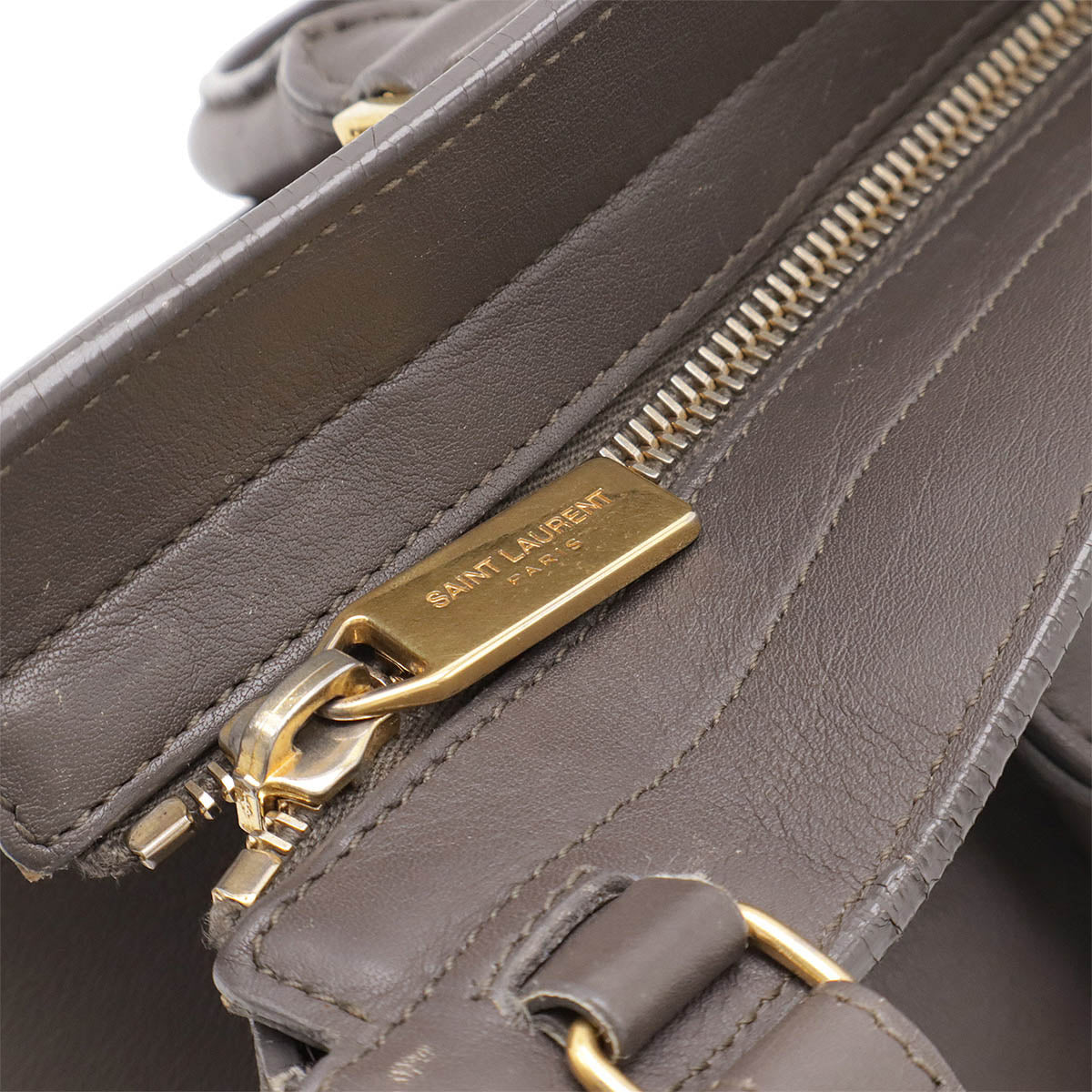 Saint Laurent Paris Leather Y Line Petit Cabas 2way Bag 311210