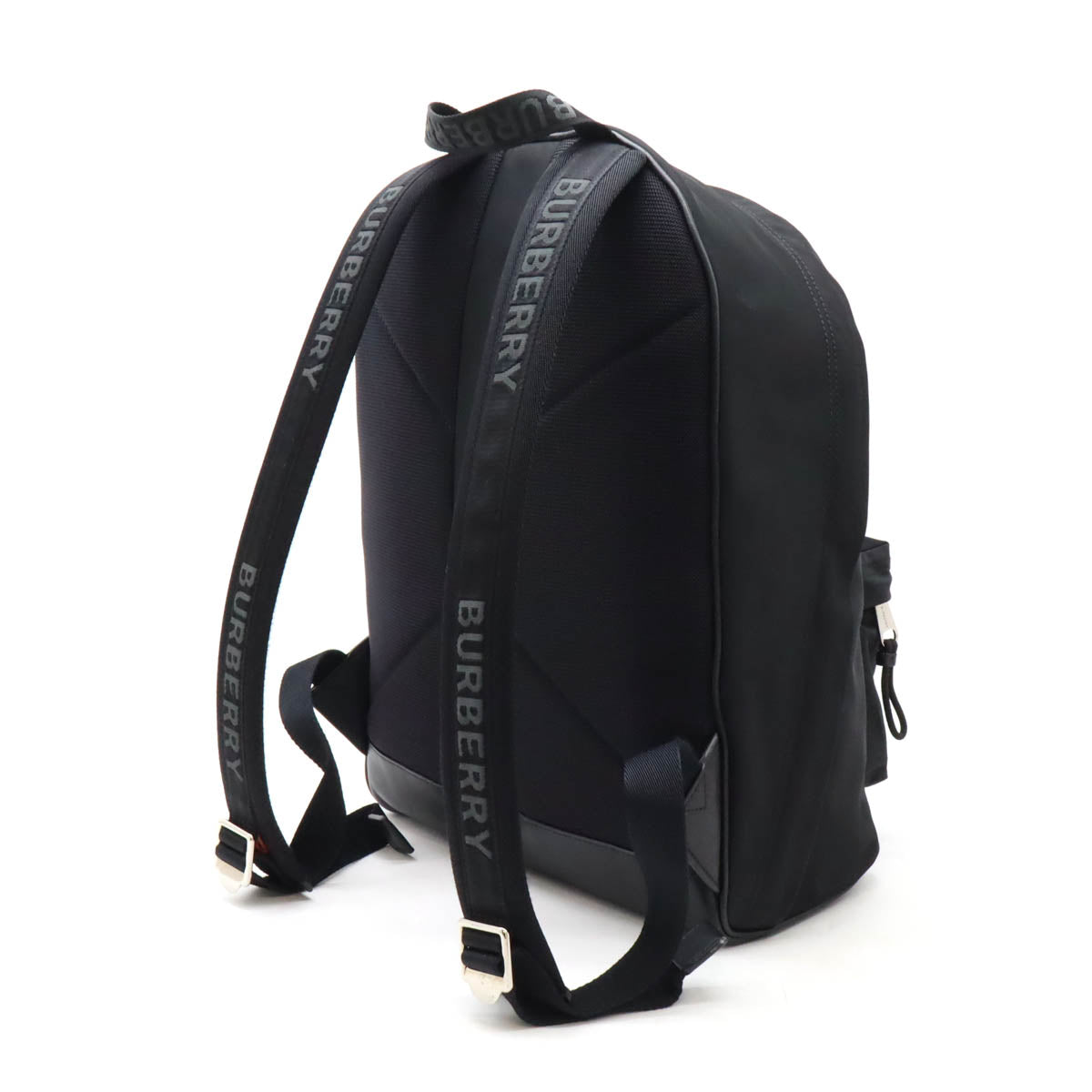 Burberry Nylon Leather Jet Logo Print Backpack 8063495