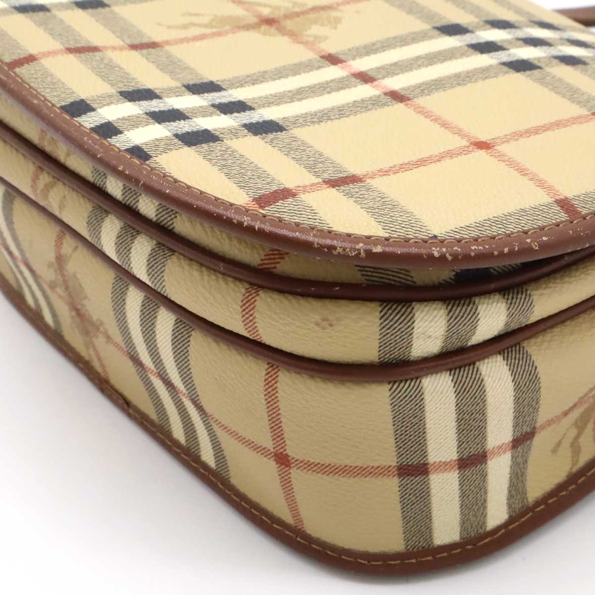 Burberry PVC Nova Check Shoulder Bag