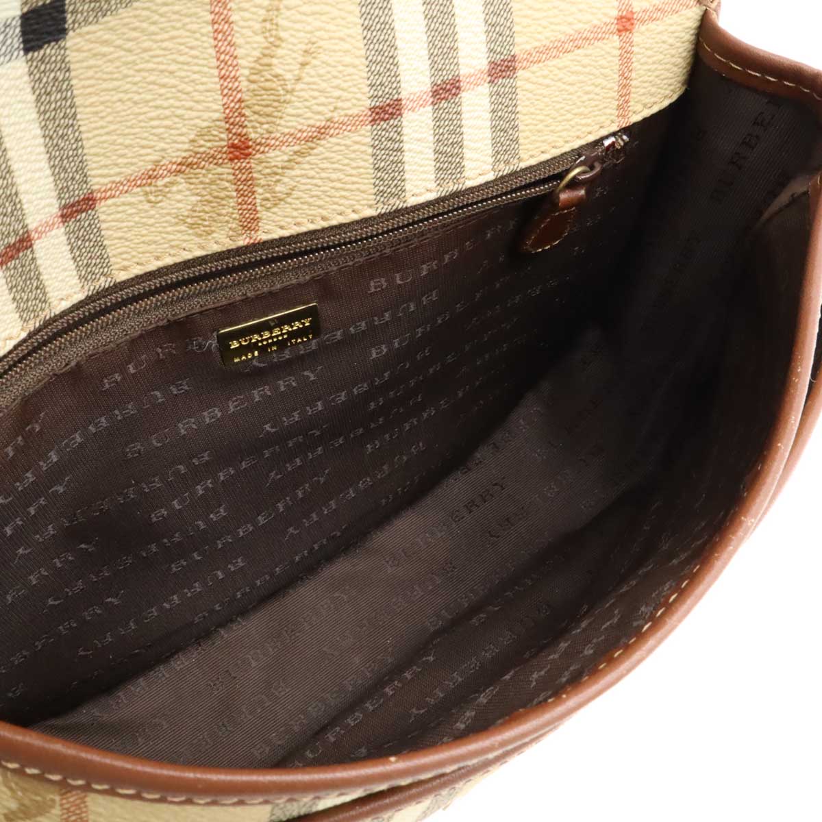 Burberry PVC Nova Check Shoulder Bag