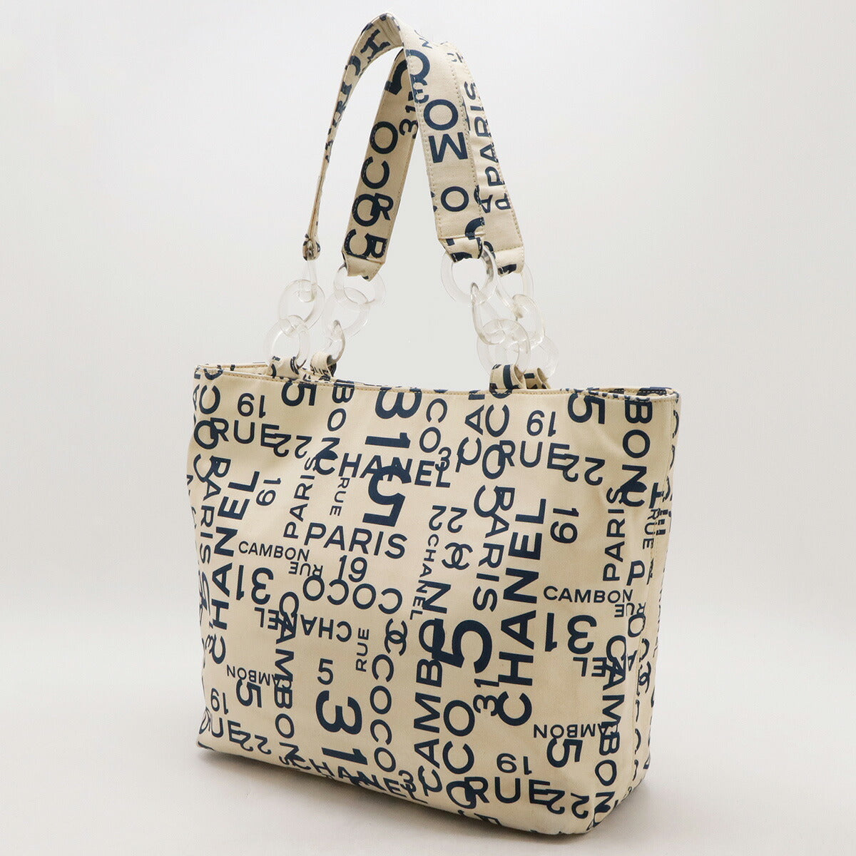 Chanel Canvas By Sea Line Tote Bag A18303