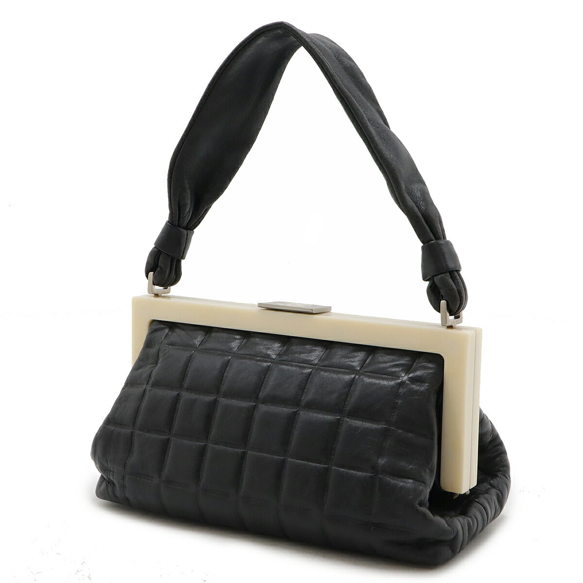 Chanel Lambskin Choco Bar Handbag Mini Bag